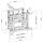Equip 45"-70" Pop-Out-Videowandhalterung