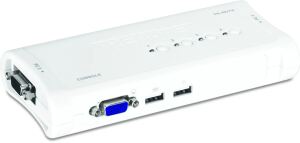 Trendnet TK-407K Tastatur/Video/Maus (KVM)-Switch Blau