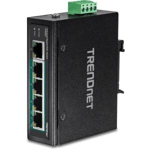 Trendnet TI-PG50 Netzwerk-Switch Unmanaged Gigabit Ethernet (10/100/1000) Power over Ethernet (PoE) Schwarz