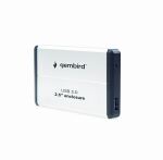 Gembird EE2-U3S-2-S Speicherlaufwerksgehäuse HDD-Gehäuse Silber 2.5"