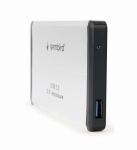 Gembird EE2-U3S-2-S Speicherlaufwerksgehäuse HDD-Gehäuse Silber 2.5"