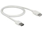 DELOCK Easy-USB-Kab.2.0 A -> USB 2.0 A-Buchse 1m weiß