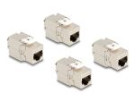 DELOCK Keystone RJ45 Bu > LSA werkzeugfrei Cat.6A STP...