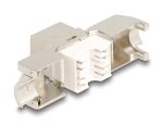 DELOCK Keystone RJ45 Bu > LSA werkzeugfrei Cat.6A STP 4 Stk.