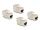 DELOCK Keystone RJ45 Bu > LSA werkzeugfrei Cat.6A STP 4 Stk.