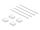 DELOCK Keystone RJ45 Bu > LSA werkzeugfrei Cat.6A STP 4 Stk.