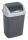 MAUL 9520587 Mülleimer 5 l Rechteckig Kunststoff, Polypropylen (PP) Dunkles Grau, Weiß