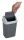 MAUL 9520587 Mülleimer 5 l Rechteckig Kunststoff, Polypropylen (PP) Dunkles Grau, Weiß