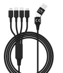 smrter Hydra ELITE 6in1 Nylon-Ladekabel Typ USB-C, black...