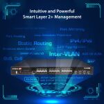 Edimax FS-5428X Netzwerk-Switch Managed L2+ 1U Schwarz