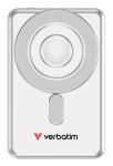 Verbatim 32276 Powerbank Lithium Polymer (LiPo) 5000 mAh Kabelloses Aufladen Silber
