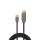 Lindy 36886 USB Kabel USB 2.0 1 m USB A USB C 0,48 Gbit/s Schwarz, Grau