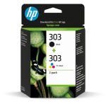 HP 303 2er-Pack Schwarz/Cyan/Magenta/Gelb Original Tintenpatronen