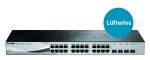 D-Link DGS-1210-28 Managed L2/L2+ 1U Schwarz