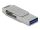 DELOCK USB 3.2 Stick 1 USB-C + Typ-A 16 GB - Metallgehäuse
