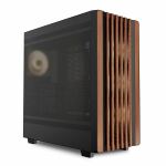 Sharkoon REBEL C70M RGB Full Tower Schwarz, Holz