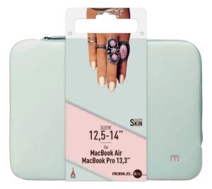 Mobilis 049005 Laptoptasche 35,6 cm (14") Schutzhülle Grau, Pink