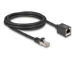 DeLOCK 90309 Netzwerkkabel Schwarz 2 m Cat6a S/FTP (S-STP)