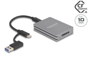 DeLOCK USB Type-C Card Reader für CFexpress Typ A Speicherkarten