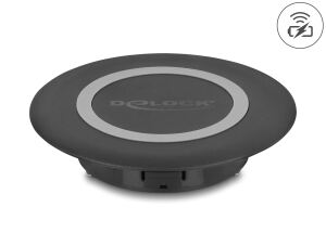 DELOCK Wireless Charger 15 W für Tischeinbau schwarz