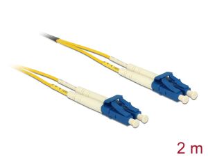 DELOCK LWL Patchkabel LC -> LC 2.00m Singlemode Duplex OS2