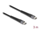 DELOCK USB 2.0 Kabel USB Typ-C St > St 60W 3m