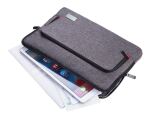 TROIKA IPC70/GY Laptoptasche 33 cm (13") Trolley-Koffer Grau