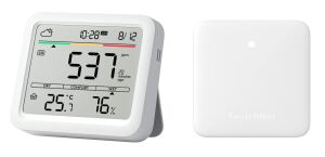 SwitchBot Meter Pro (CO2 Monitor) Weiß LCD Akku