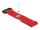 DeLOCK Klett-Kabelbinder mit Schlaufe und Befestigungsöse L 150 x B 20 mm rot 5 Stück
