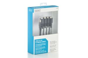 Digitus USB 2.0 zu 4xRS232 Kabel