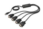 Digitus USB 2.0 zu 4xRS232 Kabel