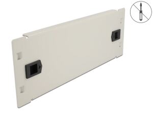 DELOCK 10" Netzwerkschrank Blindabdeckung werkzeugfrei 2 HE