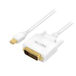 LogiLink CV0137 Videokabel-Adapter 1,8 m Mini DisplayPort DVI Weiß