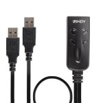 Lindy 32165 Tastatur/Video/Maus (KVM)-Switch Schwarz