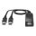 Lindy 32165 Tastatur/Video/Maus (KVM)-Switch Schwarz