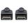 Manhattan High Speed HDMI-Kabel mit Ethernet-Kanal, CL3-zertifiziert für Wandinstallationen, HEC, ARC, 3D, 4K@60Hz, CL3, HDMI-Stecker auf HDMI-Stecker, geschirmt, schwarz, 1 m