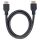 Manhattan High Speed HDMI-Kabel mit Ethernet-Kanal, CL3-zertifiziert für Wandinstallationen, HEC, ARC, 3D, 4K@60Hz, CL3, HDMI-Stecker auf HDMI-Stecker, geschirmt, schwarz, 1 m