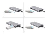 DeLOCK USB Type-C Port Blocker Set für USB Type-C Buchsen 5 Stück + Verschlusswerkzeug