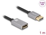 DeLOCK DisplayPort Verlängerungskabel 8K 60 Hz 1 m...