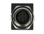 DELOCK Netzwerkadapter M12 4 Pin D-kodiert Bu > RJ45 Bu