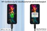 Alcasa 2510-AL005S USB Kabel USB 2.0 1,8 m USB A USB C/Lightning 0,48 Gbit/s 12 W Graphit