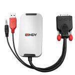 Lindy 38296 Videokabel-Adapter Schwarz, Weiß