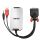 Lindy 38296 Videokabel-Adapter Schwarz, Weiß