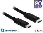 DELOCK Thunderbolt-Kabel3 USB C -> USB C St/St 1.50m