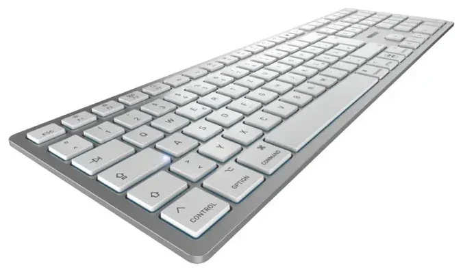 CHERRY KW 9100 SLIM FOR MAC Tastatur in Silber